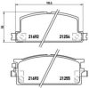 BREMBO P 34 001 Brake Pad Set, disc brake